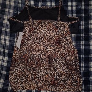 Leopard Print Women's Top